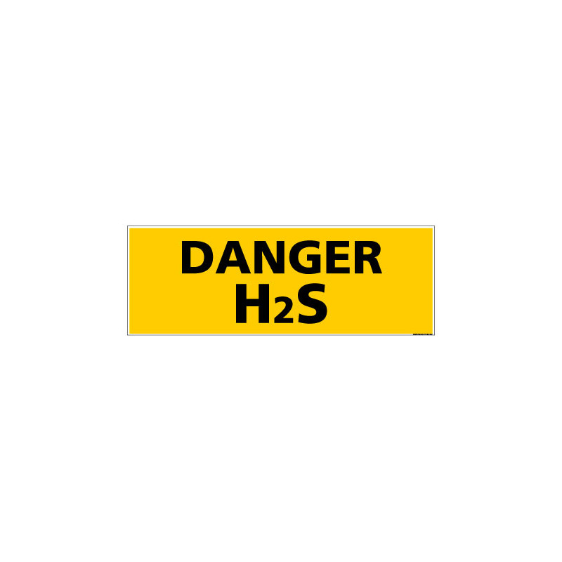 Panneau de Signalisation DANGER H2S (C1141) Panneau de Signalisation DANGER H2S (C1141)
