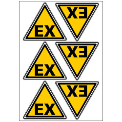 PLANCHE DE STICKERS EX ZONE...