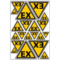 PLANCHE DE STICKERS EX ZONE...