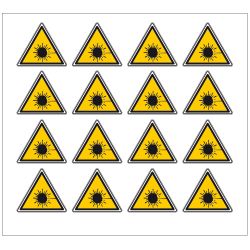 PLANCHE DE STICKERS LASER RAYONNANT (C0049T_PL16)
