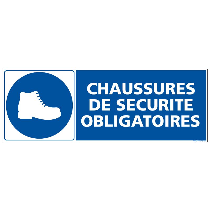 PANNEAU CHAUSSURES DE SÉCURITÉ OBLIGATOIRES (E0759)