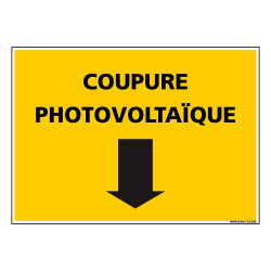 SIGNALISATION COUPURE PHOTOVOLTAIQUE (C1333)