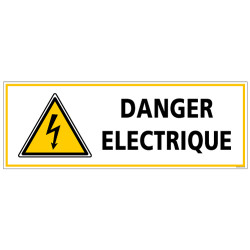 Panneau - DANGER ELECTRIQUE (C1337)