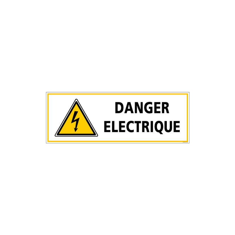 Panneau - DANGER ELECTRIQUE (C1337)