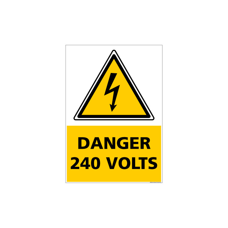 Signalisation danger electrique (C1347)