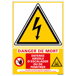 Signalisation danger electrique (C1356)