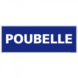 PANNEAU POUBELLE (G1627)