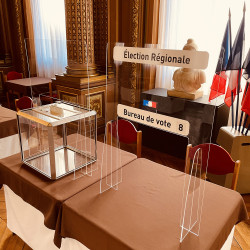 HYGIAPHONE POUR URNE ELECTORALE - (WPLEXI_PRES)