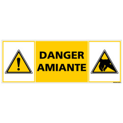 PANNEAU DANGER AMIANTE (C1388)
