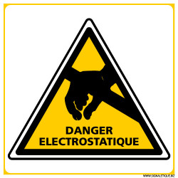 PANNEAU DANGER ELECTROSTATIQUE (C1394)