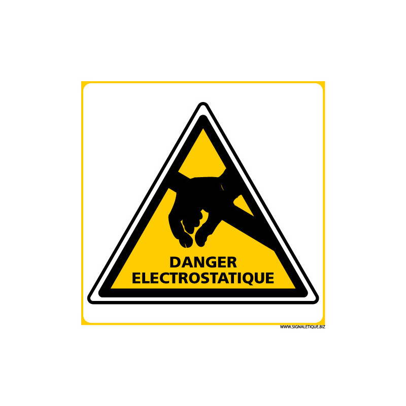 PANNEAU DANGER ELECTROSTATIQUE (C1394)