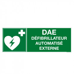 PANNEAU DAE DEFIBRILLATEUR...