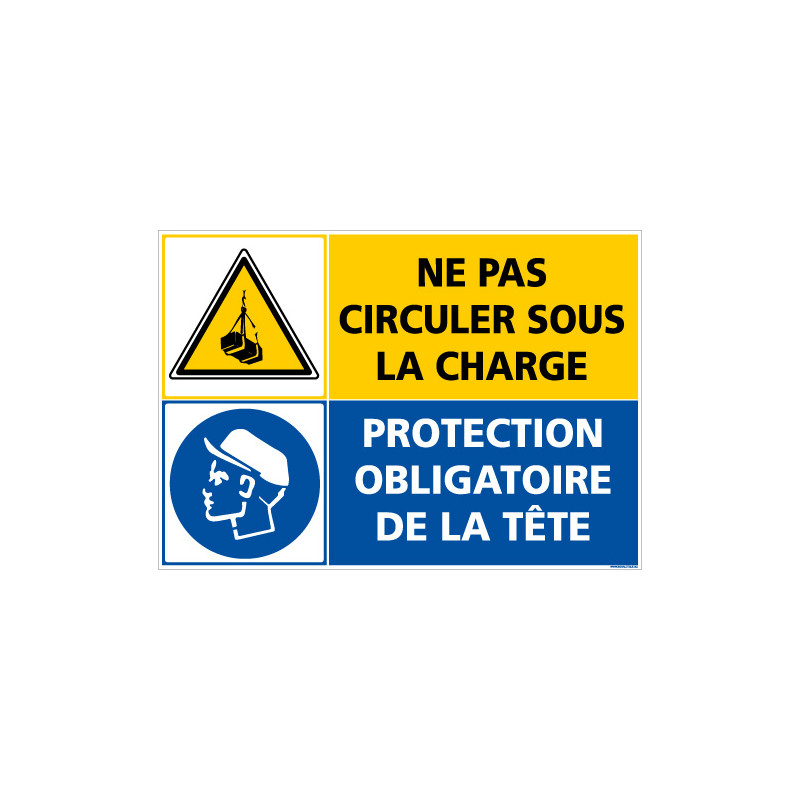 PANNEAU CHARGE SUSPENDUE - EPI OBLIGATOIRE (C1411) PANNEAU CHARGE SUSPENDUE - EPI OBLIGATOIRE (C1411)