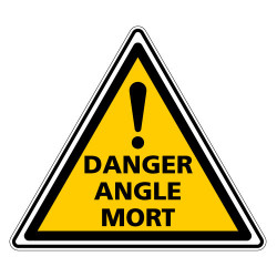 PANNEAU DANGER ANGLE MORT (C1468T)