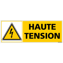 PANNEAU DANGER ELECTRIQUE HAUTE TENSION (C1505)