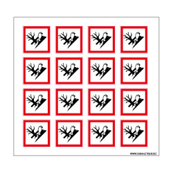 Planche de Pictogrammes RISQUES POUR L'ENVIRONNEMENT (SGH09_PL)
