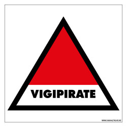 Panneau de Signalisation VIGIPIRATE (VIGIPIRATE1)