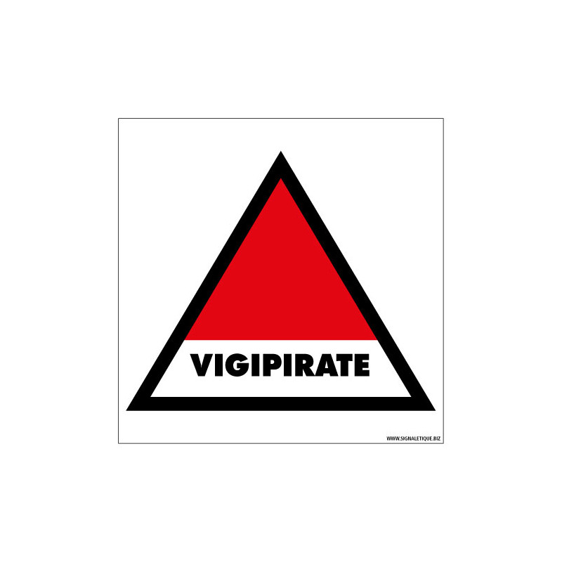 Panneau de Signalisation VIGIPIRATE (VIGIPIRATE1)