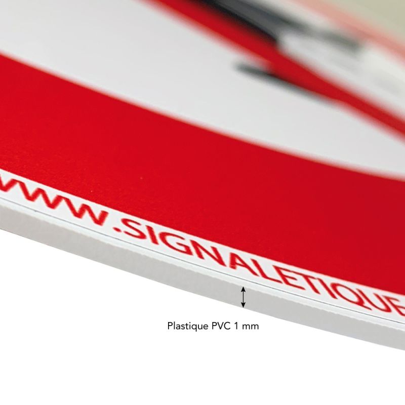 Panneau Interdiction De Stationner, Panneau De Signalisation Taille Standard 250 Mm Matiere Aluminium 86366386