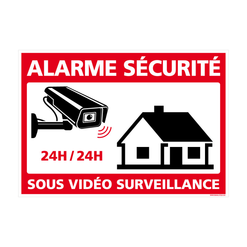 Signalisation de sécurité - Site sous vidéo surveillance