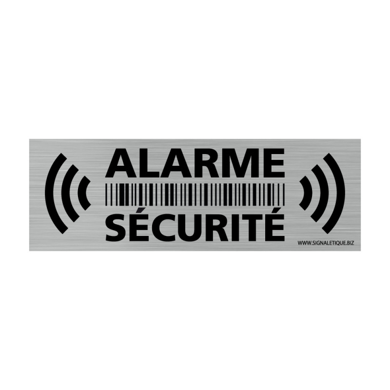 Autocollant Alarme Sécurité pour la maison