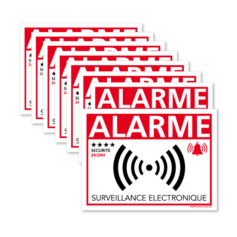 Autocollant Alarme