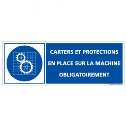 PANNEAU CARTERS ET PROTECTIONS EN PLACE SUR LA MACHINE OBLIGATOIREMENT (D1328)
