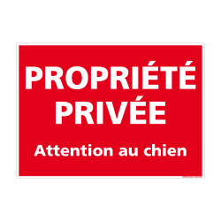 Panneau propriété privée PEREL