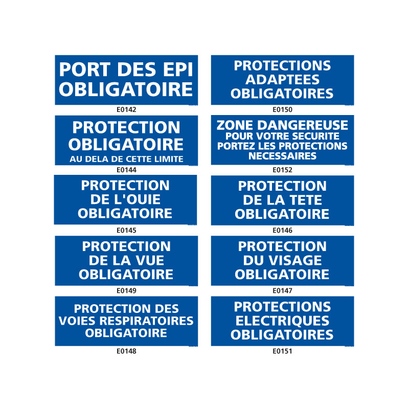 Panneau d'obligation