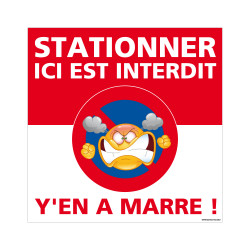 PANNEAU STATIONNER ICI EST...