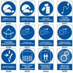 Panneaux de signalisation obligatoire