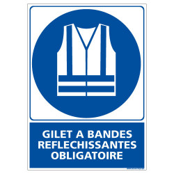 PANNEAU GILET OBLIGATOIRE (E0335)