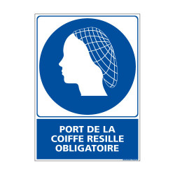 Panneau Obligation PORT DE LA COIFFE RESILLE OBLIGATOIRE (E0379)