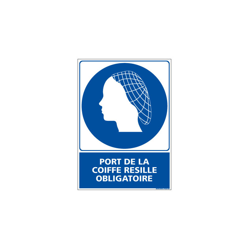 Panneau Obligation PORT DE LA COIFFE RESILLE OBLIGATOIRE (E0379)