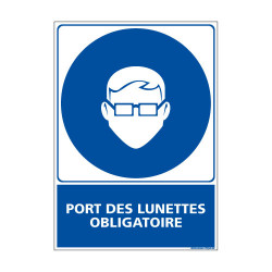 Panneau Obligation PORT DES LUNETTES OBLIGATOIRE (E0382)