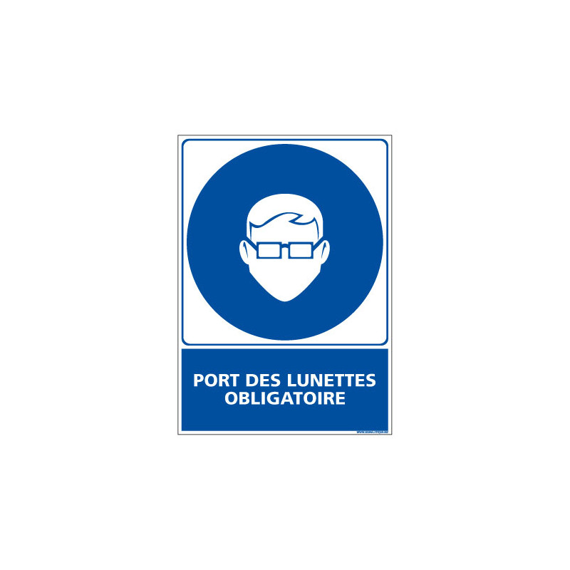 Panneau Obligation PORT DES LUNETTES OBLIGATOIRE (E0382)