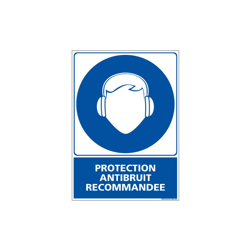 Panneau PROTECTION ANTIBRUIT RECOMMANDEE (E0395)