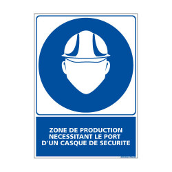 Panneau Obligation ZONE DE PRODUCTION - EPI (E0440)