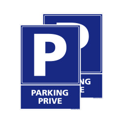 Panneau parking privé