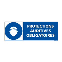 Panneau PROTECTIONS AUDITIVES OBLIGATOIRES (E0618)