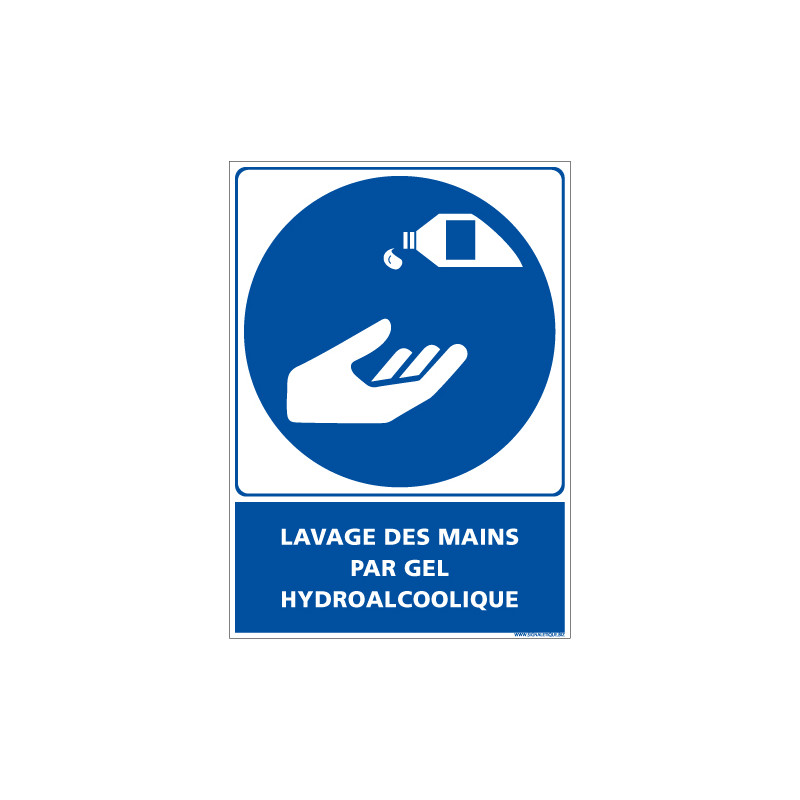 PANNEAU LAVAGE DES MAINS (E0675)