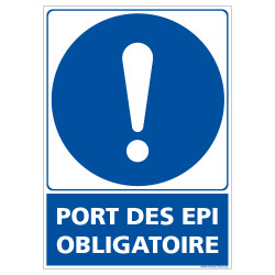 PANNEAU PORT OBLIGATOIRE DES EPIS (E0681)