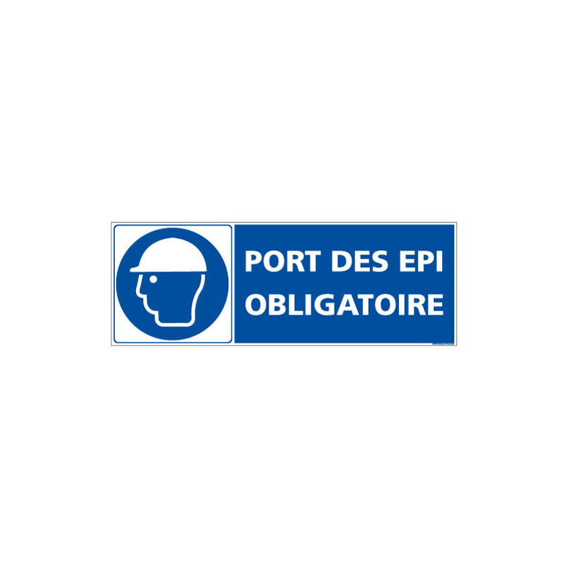 PANNEAU PORT DES EPI OBLIGATOIRE (E0698)