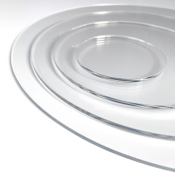 Plaque plexiglass XT ronde