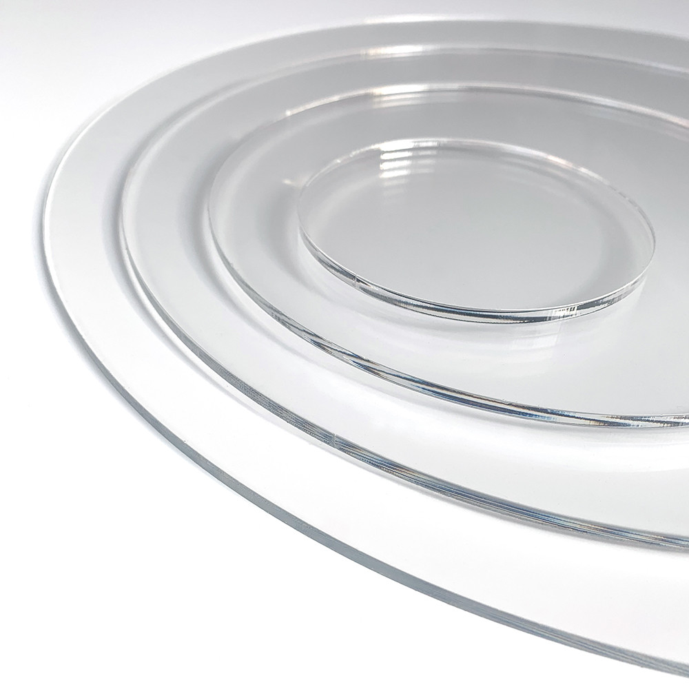 1/4" Table ronde Top Acrylique Cercle Disque Clear plexiglass-Diamètre 38 in environ 96.52 cm 