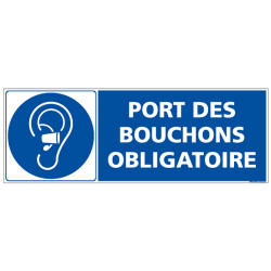 PANNEAU PORT DES BOUCHONS OBLIGATOIRE (E0700)