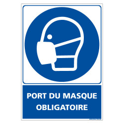 PANNEAU PORT DU MASQUE OBLIGATOIRE (E0702)