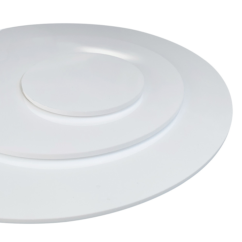 Plaque plexiglass, format rond blanc XT Plaque plexiglass, format rond blanc XT