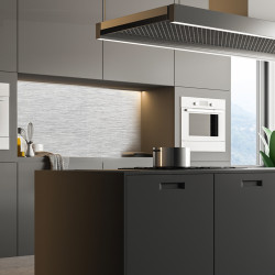 Mise en ambiance aluminium brossé crédence de cuisine