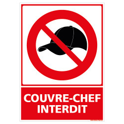 PANNEAU COUVRE-CHEF INTERDITS (D1327)